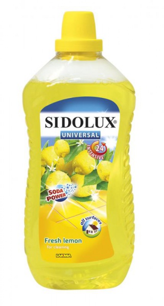 Sidolux Universal Soda Power Fresh Lemon 1L