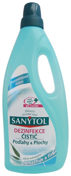Sanytol dezinfekční čistič podlahy+plochy 1L Eukalyptus