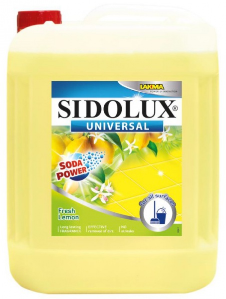 Sidolux Universal Soda Power s vůní Fresh Lemon 5L