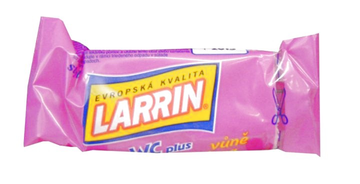 Larrin WC blok-náplň fialový 40g