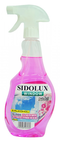 Sidolux Nano Code čistič oken Flower 500 ml