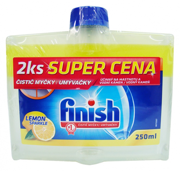 Finish/Calgonit čistič myčky Lemon 2x250ml