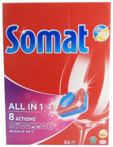 Somat All in One tablety do myčky 52ks