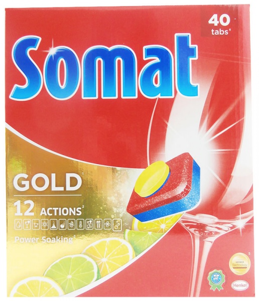Somat Gold tablety do myčky 40ks Lemon&Lime