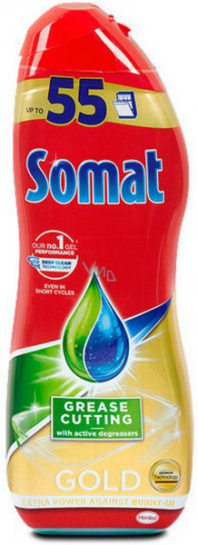 Somat Gold gel 55 dávek AntiGrease 990ml