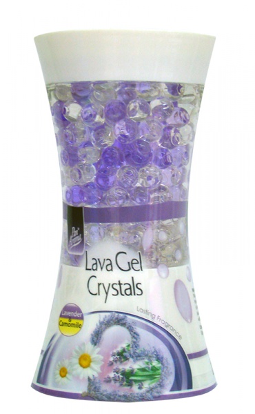 Pan Aroma Lava gel Crystal osvěžovač vzduchu Levandule & Heřmánek 150g