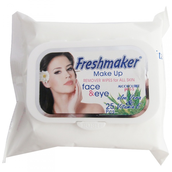 Freshmaker ubrousky vlhčené kosmetické na make up Aloe Vera (25)