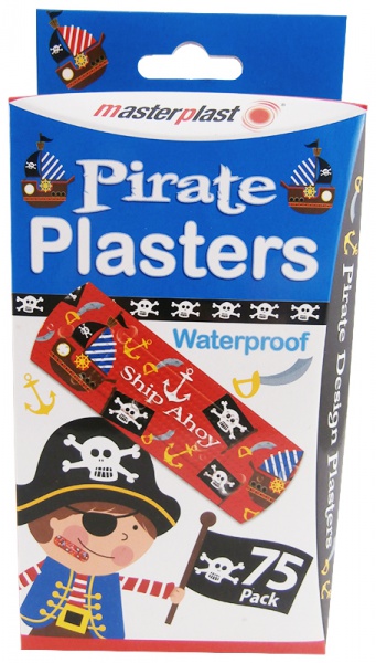 Masterplast dětská náplast princezna,pirát (75ks)