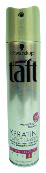 Taft lak na vlasy Keratin ultra tužící 250ml