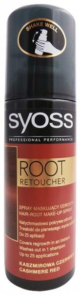 Syoss Root Retouch, korektor odrostlých vlasů ,Kašmír červený 120ml