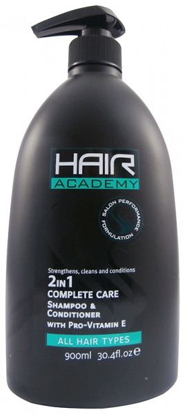 Hair Academy šampon+kondicionér 2v1 900ml