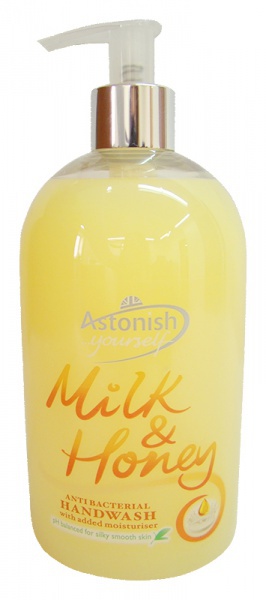 Astonish tekuté mýdlo Milk & Honey 500ml