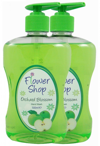 Flowershop tekuté mýdlo Orchard Blossom (Apple) 2x500ml