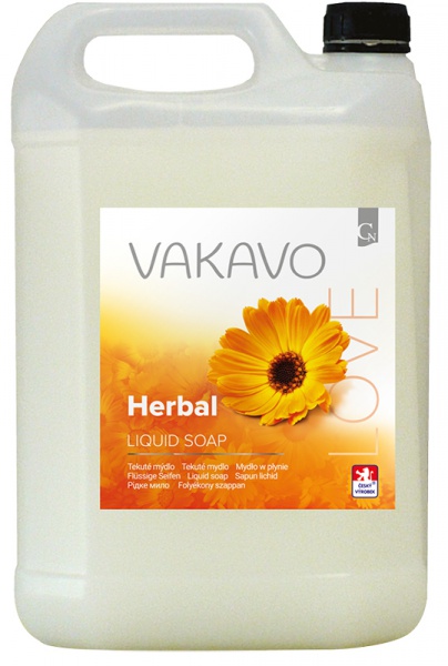 Vakavo tekuté mýdlo Herbal 5L