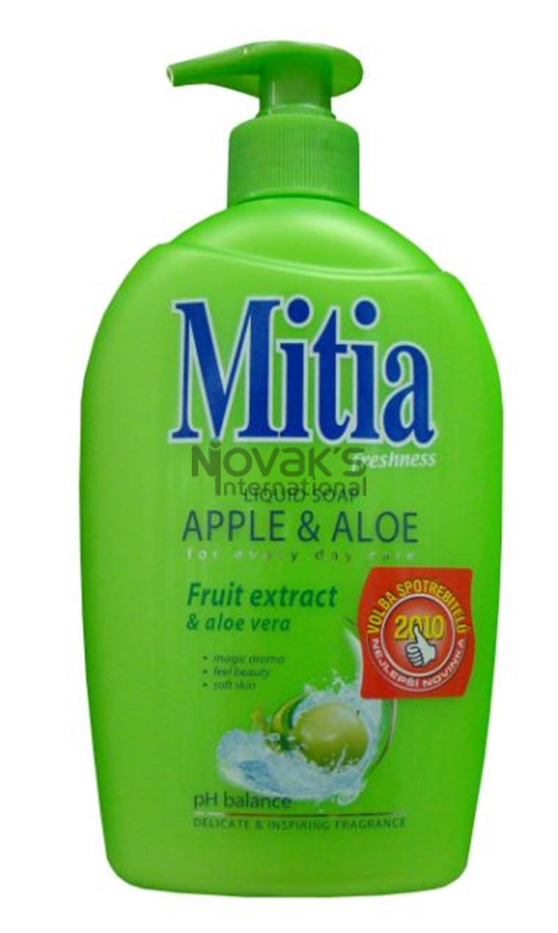 Mitia tekuté mýdlo dávkovač Apple&Aloe 500ml