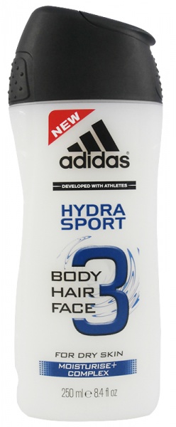 Adidas sprchový gel Hydra Sport 3v1 250ml