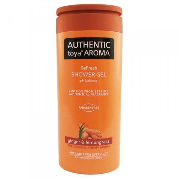 Authentic toya Aroma sprchový gel Ginger&Lemongrass 400ml