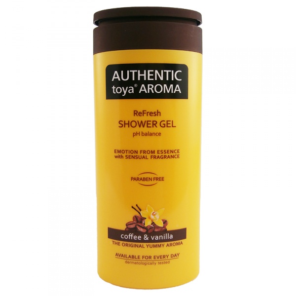 Authentic toya Aroma sprchový gel Coffee&Vanilla 400ml