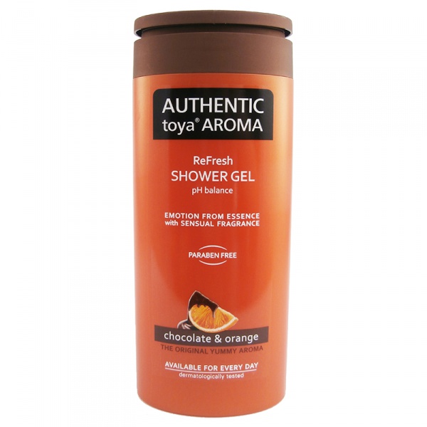 Authentic toya Aroma sprchový gel Chocolate&Orange 400ml