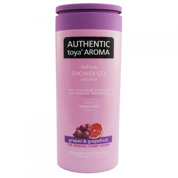 Authentic toya Aroma sprchový gel Grapes&Grapefruit 400ml