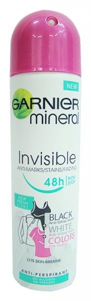 Garnier deospray Invisible BWC Fresh 150ml