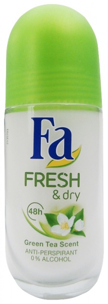 Fa roll-on Fresh&Dry Green Tea 50ml