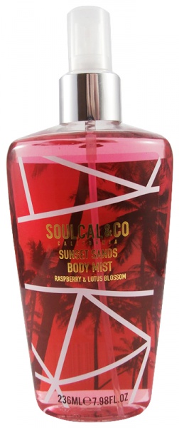 SOULCAL&CO tělový sprej Raspberry&Lotus 236ml  (LILIAL)