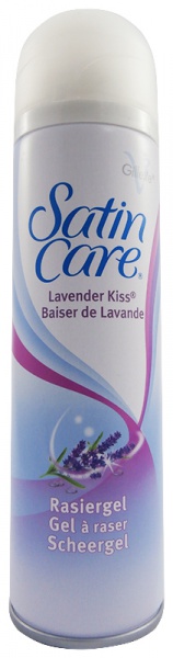 Gillette Satin Care gel na holení dámský Lavender 200ml