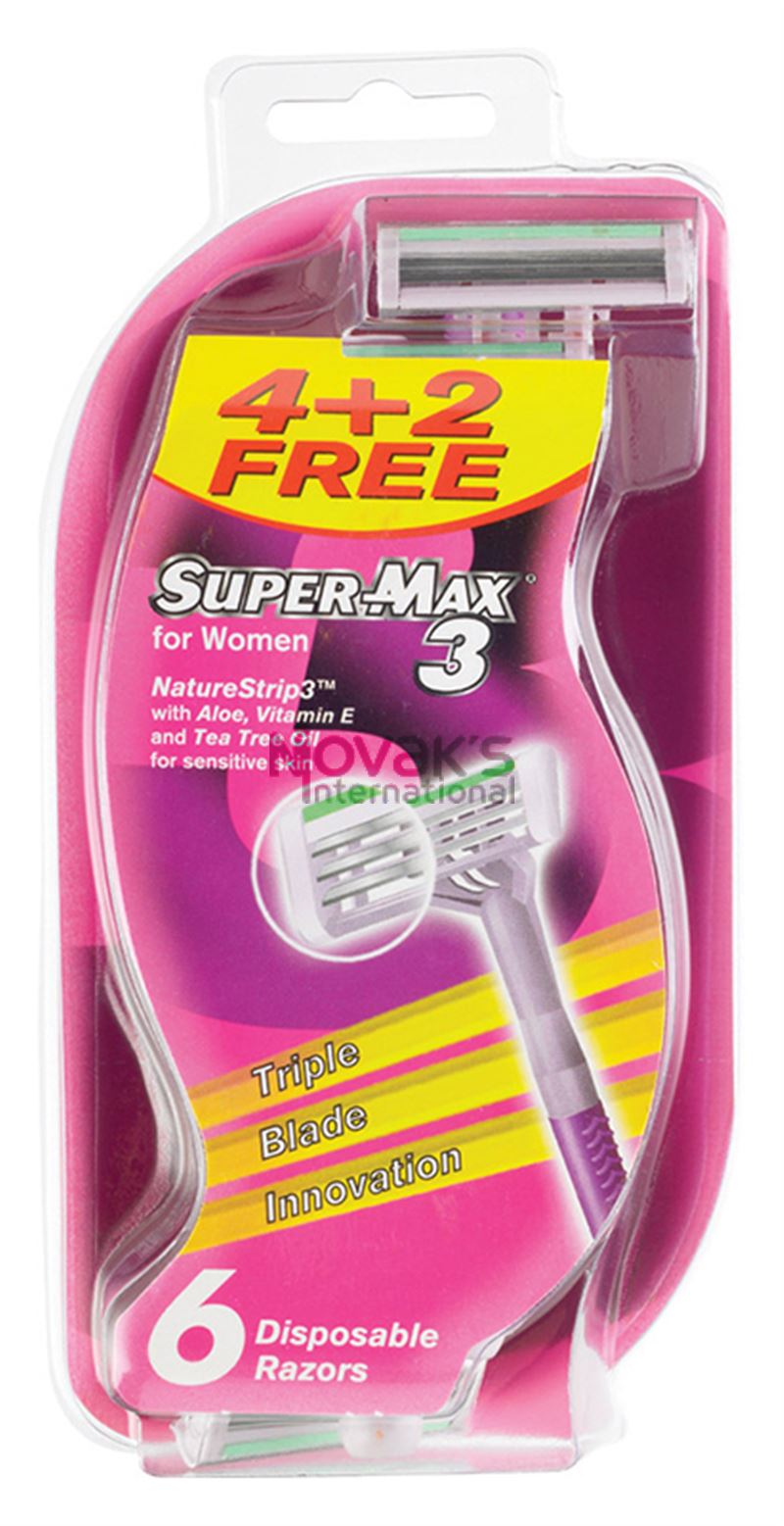 Supermax3 holítka pro ženy 6 ks