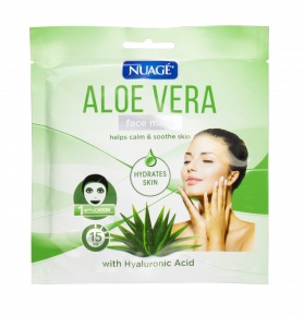 Nuagé hydratační pleťová maska Aloe Vera s kyselinou hyaluronovou