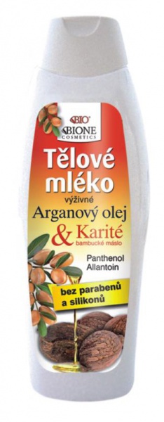 Bione těl.mléko Arganový olej&Karité 500ml