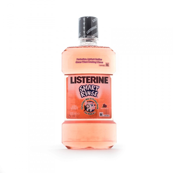 Listerine Smart Rinse dětská ústní voda pro děti od 6-ti let Mild Berry 500ml