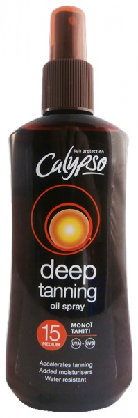 Calypso olej na opalování Monoi Tahiti SPF15 200ml
