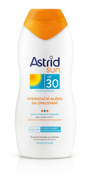 Astrid Sun hydratační mléko na opalování OF30 200ml