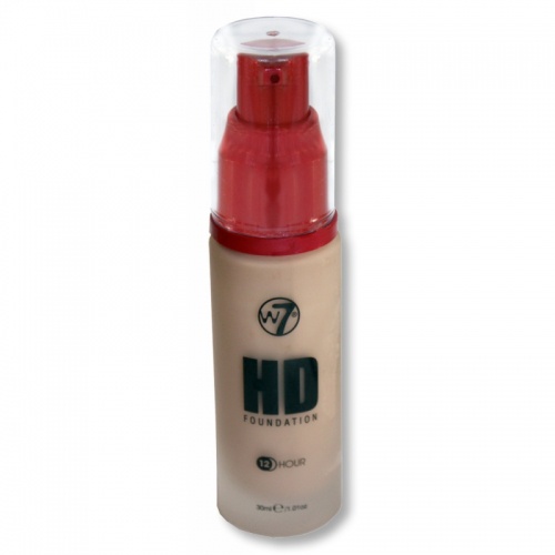 W7 make-up HD foundation Natural Beige 30ml