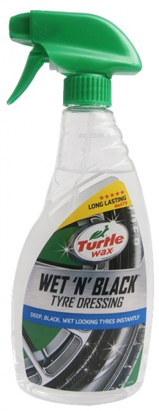 Turtle Wax Wet&Black - Lesk a ochrana pneumatik 500ml
