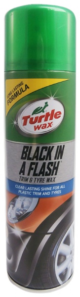 Turtle Wax Black in a Flash - Vosk na pneumatiky 500ml