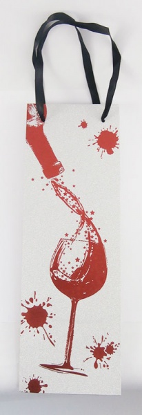 Taška dárková na víno 12x9x35cm (SL860-06)