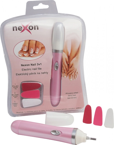 Elektrický pilník na nehty - Nexon Nail 3v1
