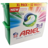 Ariel kapsle na praní 3v1 Colour 1,404kg (52 dávek)