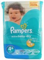 Pampers Active Baby Dry 4+ Maxi 9-16kg 70ks