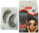 Beauty Formulas Oční pásky s aktivním uhlím gelové 6 párů