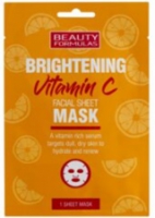 Beauty Formulas rozjasňující pleťová maska s vitamínem C